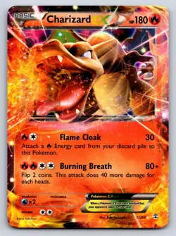 Charizard EX 11/83 Holo EX Rare Generations Pokemon Lightly Played - Image 1