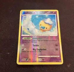 Pokemon TCG Drifloon SH1 Stormfront Reverse Holo Shiny Secret Rare - Image 1