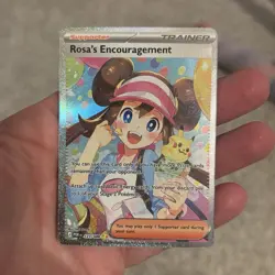 Pokemon TCG Rosa's Encouragement SIR Full Art Holo 123/088, Perfect Order, MINT - Image 1