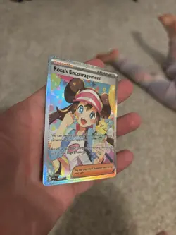 Pokemon TCG Rosa's Encouragement SIR Full Art Holo 123/088, Perfect Order, MINT - Image 3