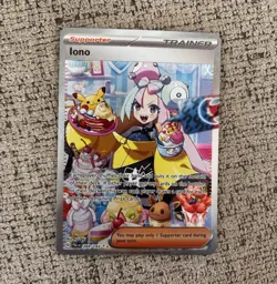 Pokemon TCG Paldea Evolved Iono 269/193 Special Illustration Rare Holo Full Art - Image 1