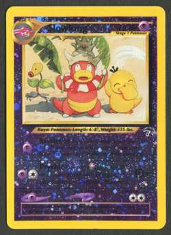 Pokemon TCG: Slowking 14/18 Southern Islands WoTC Reverse Holo With Holo Swirl - Image 1