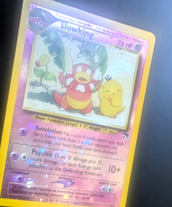 Pokemon TCG: Slowking 14/18 Southern Islands WoTC Reverse Holo With Holo Swirl - Image 5