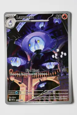 Lampent 102/086 Pokemon TCG: White Flare Illustration Rare (A) - Image 1