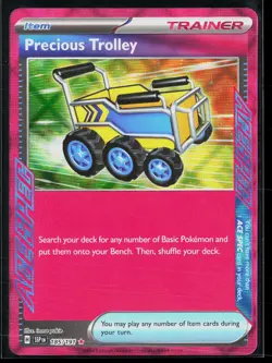 Precious Trolley 185/191 ACE SPEC Rare Surging Sparks Pokemon LP - Image 1