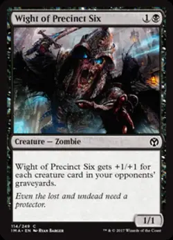 Wight of Precinct Six - Near Mint MTG Iconic Masters - Image 1
