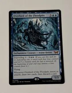 MTG Overlord of the Floodpits - Duskmourn: House Of Horror LP - Image 1