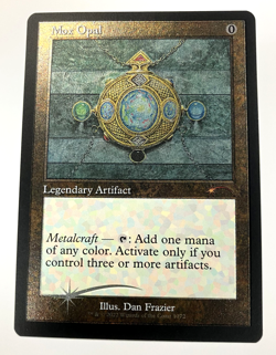 MTG MOX OPAL (1072) Retro Frame Foil Etched SECRET LAIR Near Mint!! - Image 1