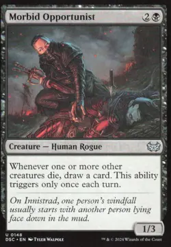 Morbid Opportunist - Commander: Duskmourn: House of Horror DSC - 148 - MTG Magic - Image 1