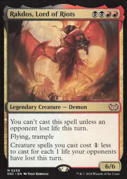 Rakdos, Lord of Riots - Commander: Duskmourn: House of Horror DSC - 230 - MTG - Image 1