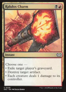 Rakdos Charm - Commander: Duskmourn: House of Horror DSC - 229 - MTG Magic - Image 1