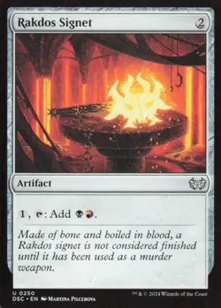Rakdos Signet - Commander: Duskmourn: House of Horror DSC - 250 - MTG Magic - Image 1