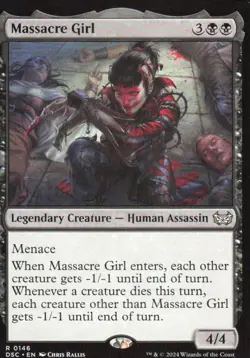 Massacre Girl - Commander: Duskmourn: House of Horror DSC - 146 - MTG Magic - Image 1