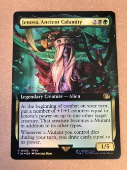 MTG Ancient Calamity Jenova English Foil Extended Art Trading - Image 1