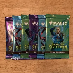 Magic: The Gathering Secrets of Strixhaven Play Booster Packs 6 Wizards English - Image 1