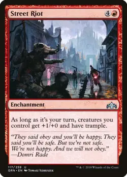 Street Riot [GRN - 117] Uncommon NM Guilds of Ravnica MTG - Image 1