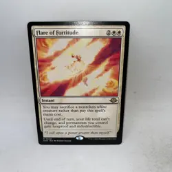 Flare of Fortitude 26 Rare Modern Horizons 3 Magic: The Gathering Lightly Played - Image 1