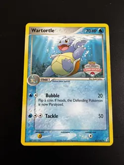 Wartortle 42/100 Crystal Guardians State Championships Stamped Pokemon TCG LP/MP - Image 1