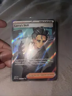 Pokemon TCG Trainer Larry's Skill 139/131 Ultra Rare Holo Prismatic Evolutions - Image 1