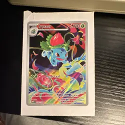 Pokemon TCG Ivysaur 134/132 ME01 Mega Evolution Full Art Holo HP110 English - Image 1
