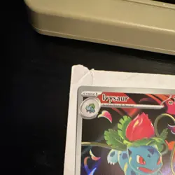 Pokemon TCG Ivysaur 134/132 ME01 Mega Evolution Full Art Holo HP110 English - Image 3