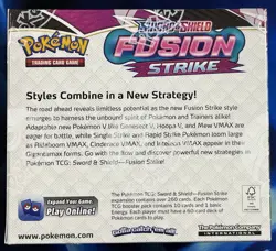 Pokemon 2021 Sword & Shield Fusion Strike Booster Box TCG Sealed Nm Mint - Image 3
