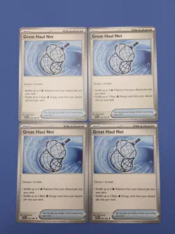4x Great Haul Net 078/086 Chaos Rising - Pokemon TCG - Playset - Image 1