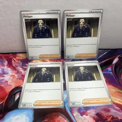 4x Philippe 079/086 - Chaos Rising - Pokemon TCG - Playset Nm - Image 1