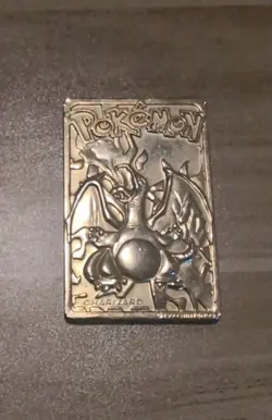 1999 Charizard Pokemon Nintendo Gold Plated Card Burger King Promo - Image 2