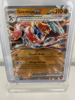 GRENINJA EX 106/167 TWILIGHT MASQUERADE Pokemon TCG Double Rare Holo NM+ - Image 1