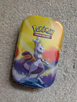Pokemon TCG Kanto Power Mini Tin - Mewtwo - H24 - Brand New & Sealed - Image 1