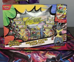 Pokemon Ascended Heroes Mega LUCARIO Poster Collection Box - Image 1
