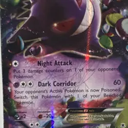 Pokemon TCG Gengar EX 34/119 XY-Phantom Forces Holo Ultra Rare-CHECK DESCRIPTION - Image 3