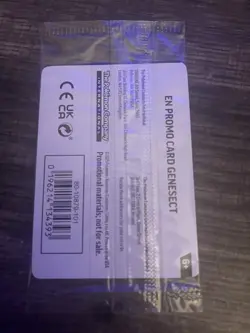 Genesect (Cosmos Holo) (Best Buy Exclusive) 008/094 Rare Holo Pokemon SEALED NM - Image 2