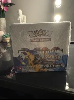 Read description - Pokemon TCG XY Evolutions Booster Box ( F A K E) 820650811555 - Image 1