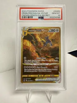 Pokemon TCG Origin Forme Dialga VStar GG68/GG70 Crown Zenith Ultra Rare PSA 10 - Image 1