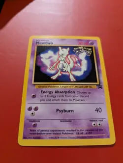 Mewtwo Black Star Promo #3 Pokemon The First Movie 1999 WoTC - Image 1