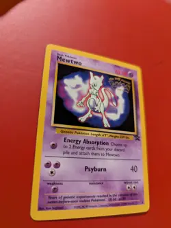 Mewtwo Black Star Promo #3 Pokemon The First Movie 1999 WoTC - Image 2