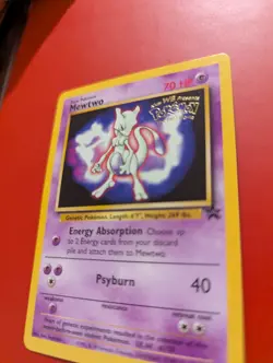 Mewtwo Black Star Promo #3 Pokemon The First Movie 1999 WoTC - Image 3