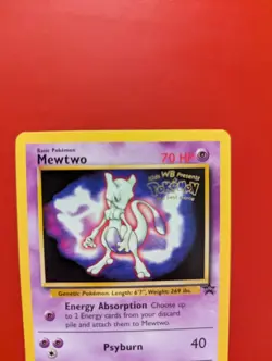 Mewtwo Black Star Promo #3 Pokemon The First Movie 1999 WoTC - Image 4