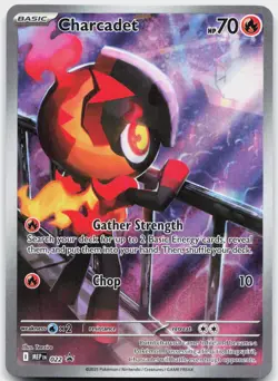 Charcadet 022 Holo Promo ME: Mega Evolution Promo Pokemon Near Mint - Image 1