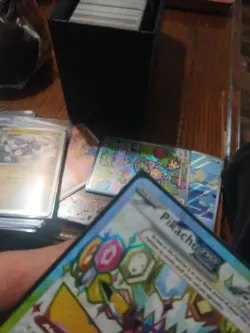 Pokemon TCG Surging Sparks Pikachu EX 219/191 Full Art Ultra Rare - Image 3
