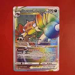Pokemon TCG Lost Origin 200/196 - Drapion VSTAR - Rainbow Secret Rare NM - Image 2
