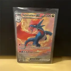 Pokemon Salamence EX Special Illustration Rare Holo 187/159 Sv09 Stage 2 HP320 … - Image 1