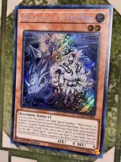 YuGiOh ELZETTE, AZAMINA OF THE WHITE FOREST Secret Rare SUDA-EN008 - Image 1