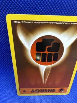 Pokemon Fighting Energy 1st Edition Shadowless Base Set 97/102 - Image 4