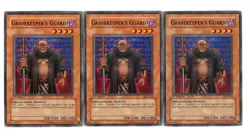 Yugioh- 3X Gravekeeper's Guard - Common - 1st Edition - PGD-061 - Light Play - Image 1
