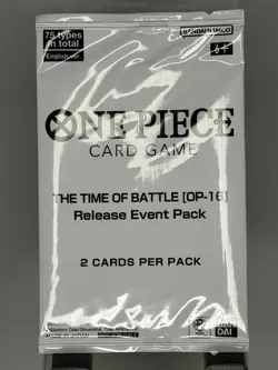 One Piece Op 16 The Time Of Battle Sealed Release Event Pack English - Image 1