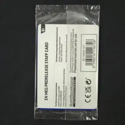 STAFF SEALED Meganium Alakazam Mega Evolution Prerelease Promo Pokemon Cards - Image 3
