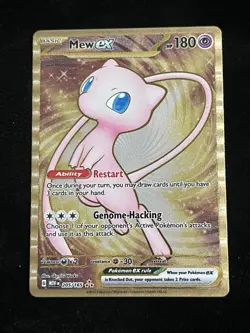 Mew ex - (151 Metal Card) 205/165 Sv: Scarlet & Violet 151 Regular - Image 1